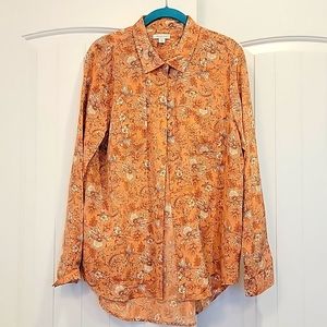 Garnet Hill silk blouse